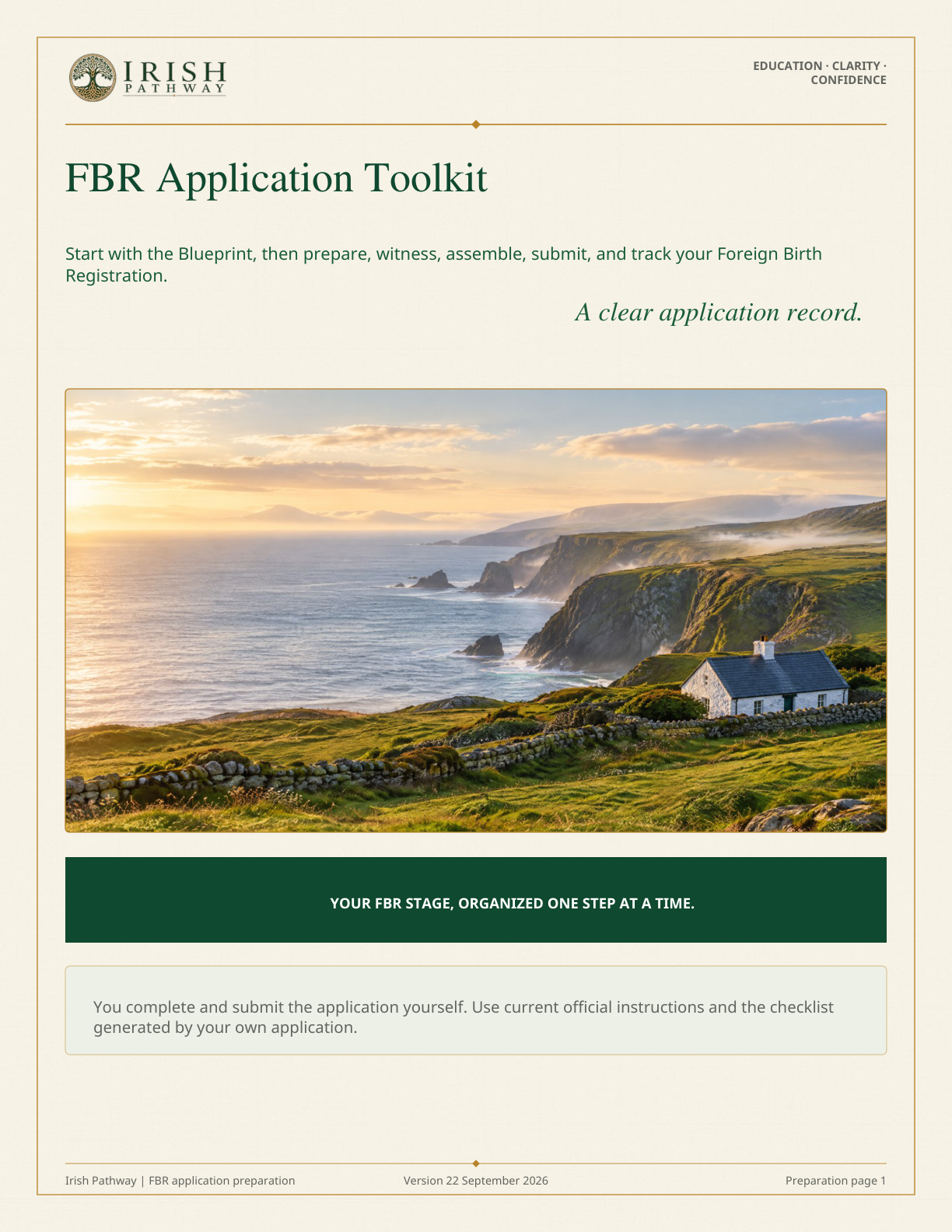 FBR Application Toolkit cover